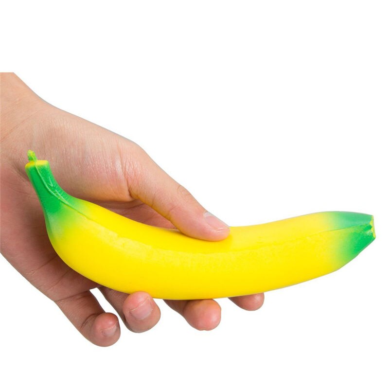 Brand Squash Anti-stress Toy Slow Rising Squishy Banana Wrist Hand Pad Rest Kid Toy Charm Home Decoration Cute Squish25