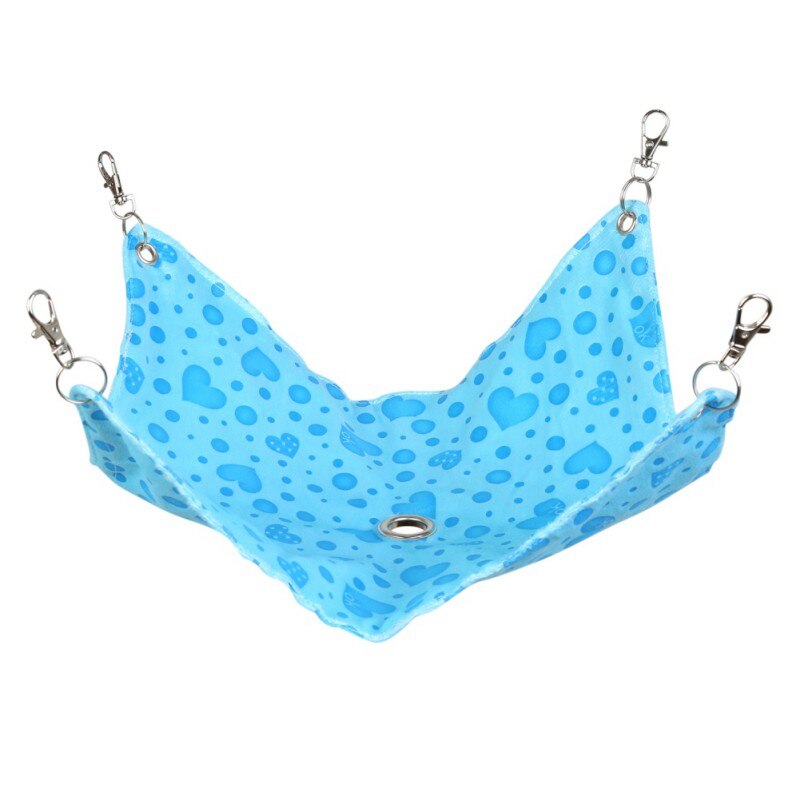 Hart Huisdier Hamster Hangmat Kleine Huisdier Hangmat Hamster Muizen Rat Knaagdieren Opknoping Bed Kleine Dieren Kooi Swing Nest: Blauw / M