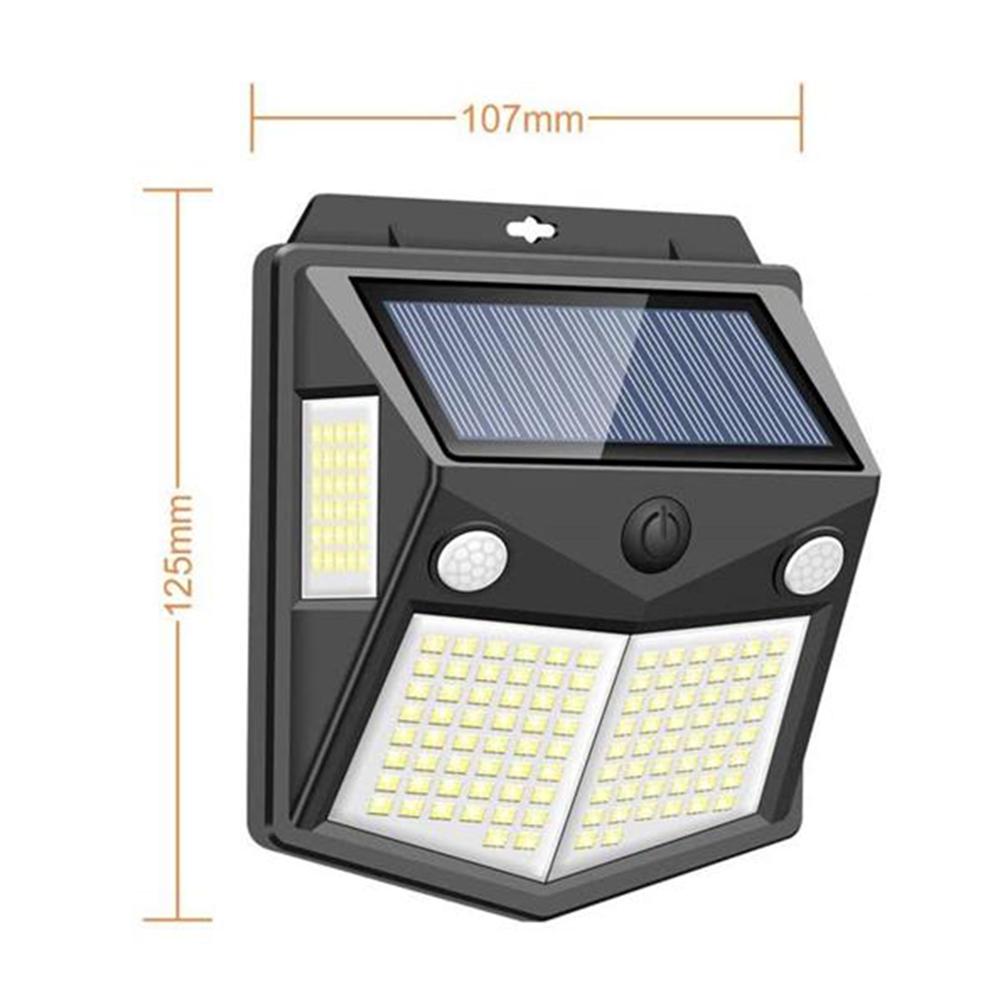 1/2pcs 160/260 LED Solar Light 3 Mode Motion Sensor Wall Lamp Waterproof Outdoor Lamps Lighting Control Pathway Yard Street Lamp: 1pc 160LED