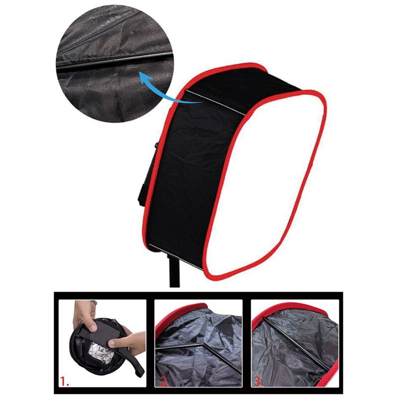 Portable Collapsible Softbox LED Light Panel Diffuse Light Room Lighting Modifier For LED Light