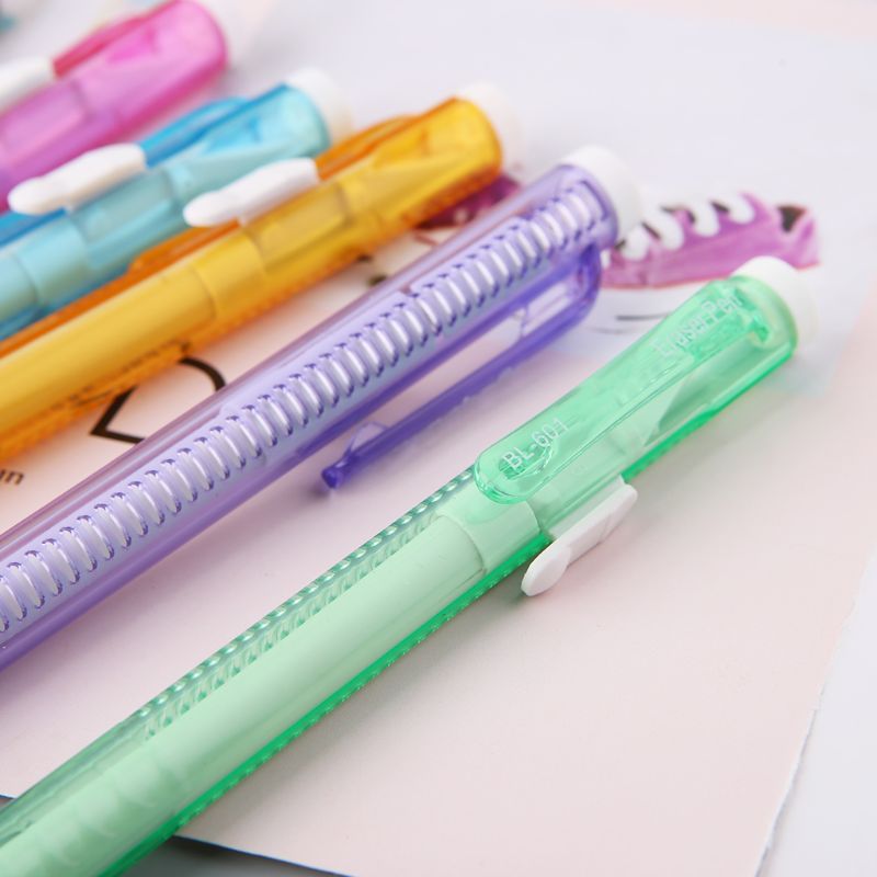 Creativa pluma en forma de borrador lápiz para escribir y dibujar borrar estudiante escuela Oficina papelería aprendizaje accesorio para pintar