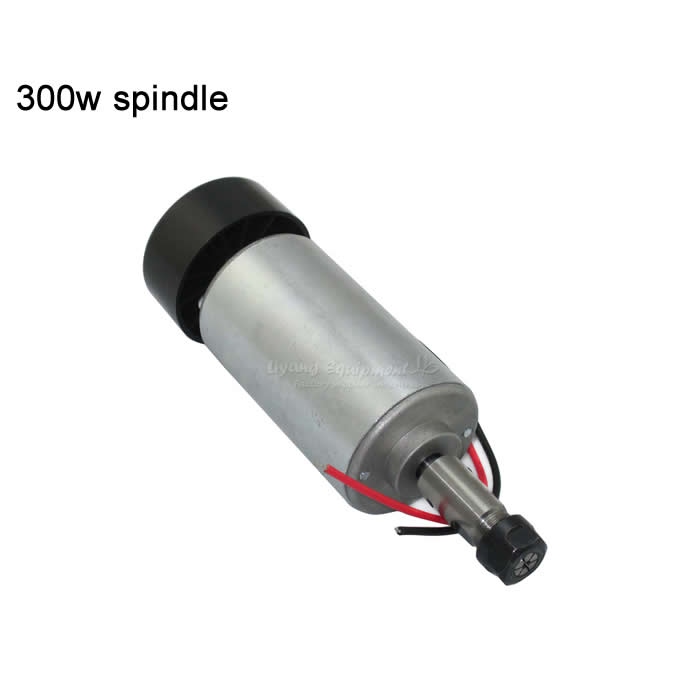 CNC milling maching parts air-cooled DC motor cnc spindle motor 300w DC12-48V 12,000 rpm