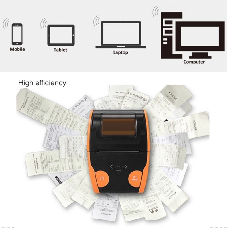 Mini 80mm imprimante thermique USB Portable Blueto – Grandado