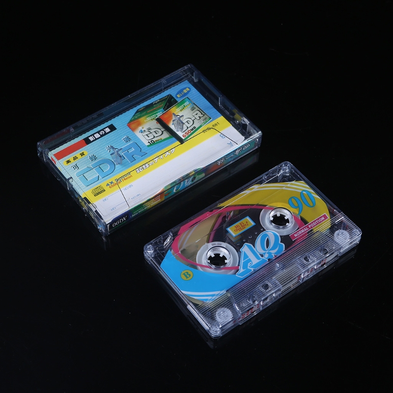 2Pcs Cassette Tapes Blank Tapes 90Minutes Audio Cassette Audio Tape for Voice Recorded
