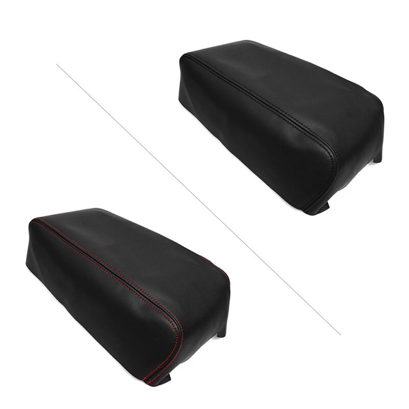 Blødt læder armlæn dæksel til nissan maxima bil center kontrol armlæn boks overflade dækning trim