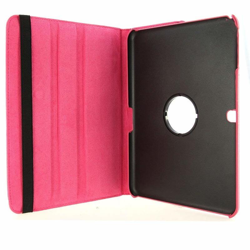 360 Degree Rotating PU Leather Flip Cover Case For Samsung Galaxy Tab 4 10.1 SM-T530 T531 T535 10.1inch Tablet Smart Stand Cover