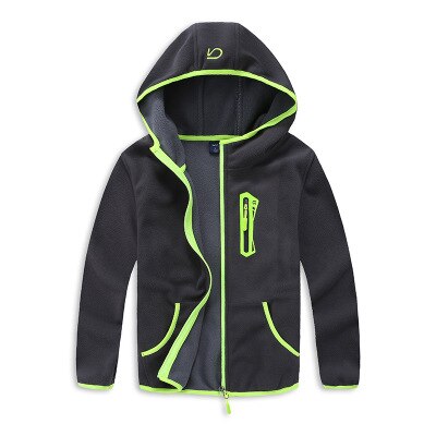 Liakhouskaya – veste polaire pour enfants, vêtements à coque souple, printemps, automne, 4-15 T,: black / 3T