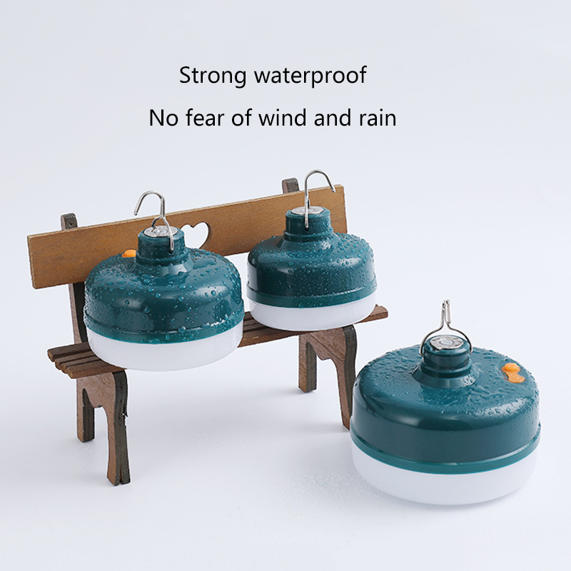 Outdoor LED Emergency Lights USB Rechargeable 50W/100W/150W Waterproof Portable Hook Up Tent Camping Lamp Home Flashlight