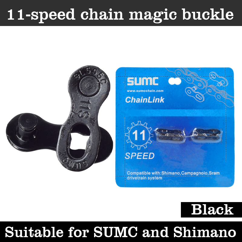 2 Pairs Bike Chain Magic Master Missing Link 6/7/8s 9/10/11/12s Chain Link Connector Bike Quick Magic Buckle Button Master Links