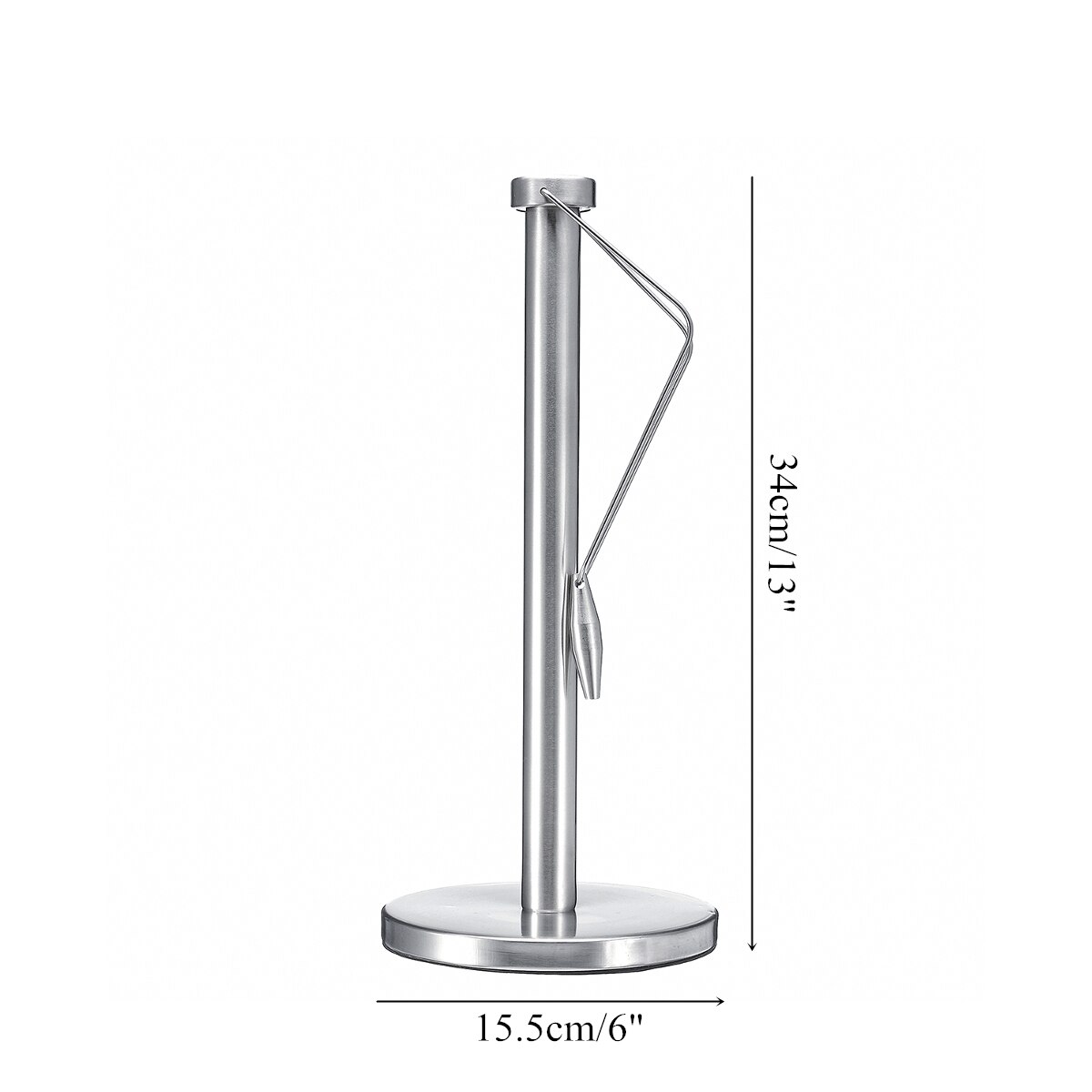 Kitchen Paper Towel Holder Counter Top Paper Roll Stand Holders Stainless Steel Tissue Napkins Rack Bathroom Hardware Home