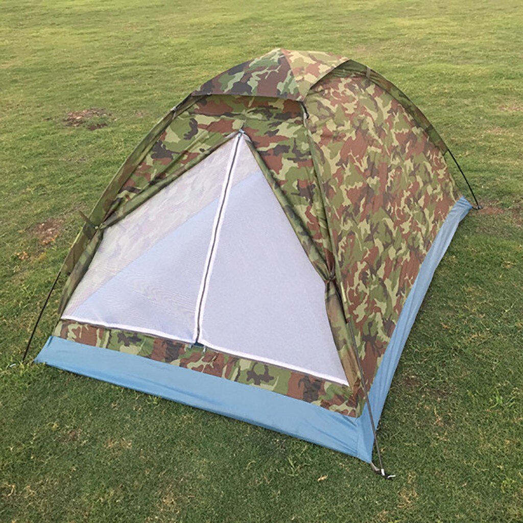 Outdoor Tent Camping Camouflage Double Tents Portable Tent Hiking Sun protectionTents fast-folding wigwam Waterproof Wigwam: Default Title