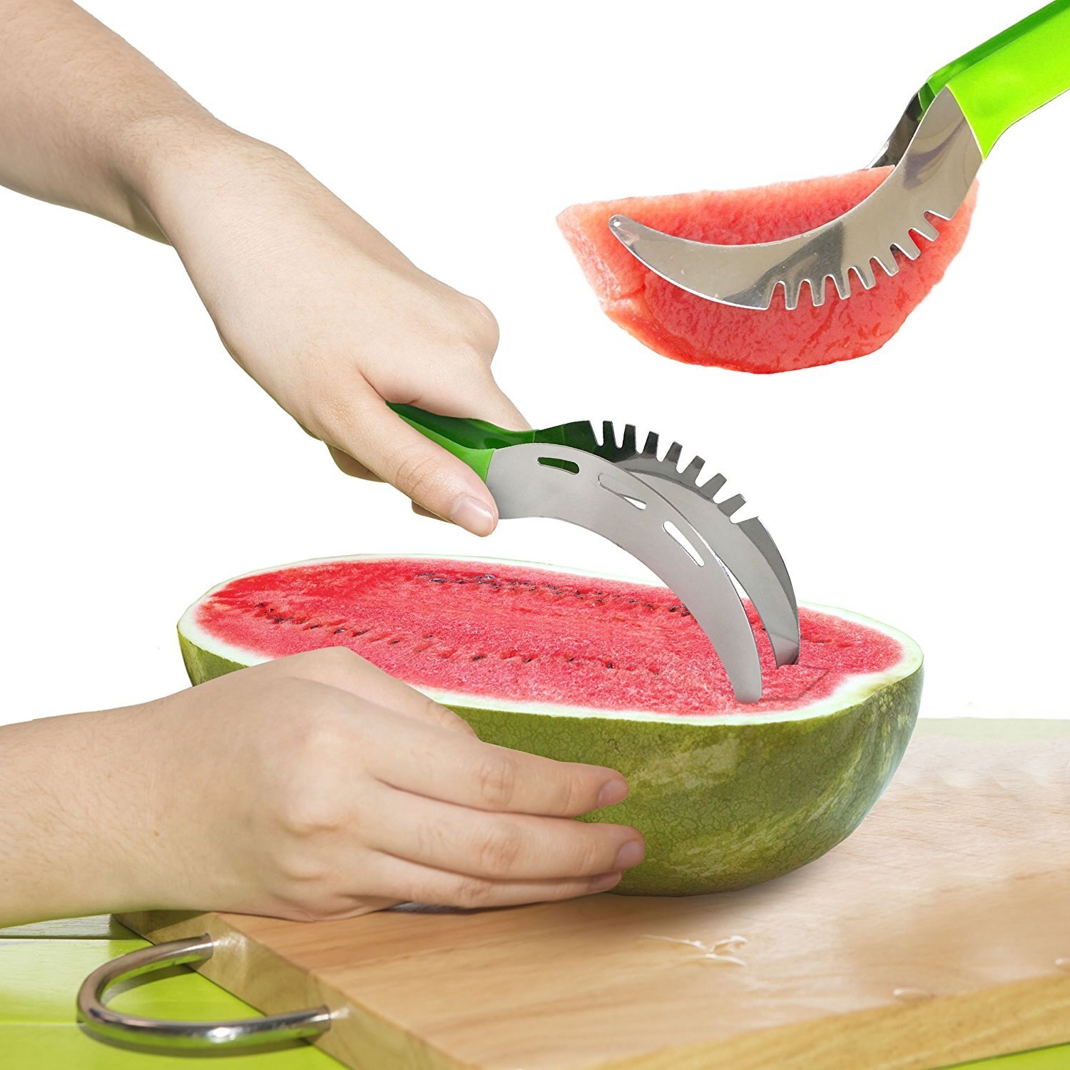 Watermelon Windmill Slicer Melon Cutting Tool Melon Cube Cutter for: Regular Slicer