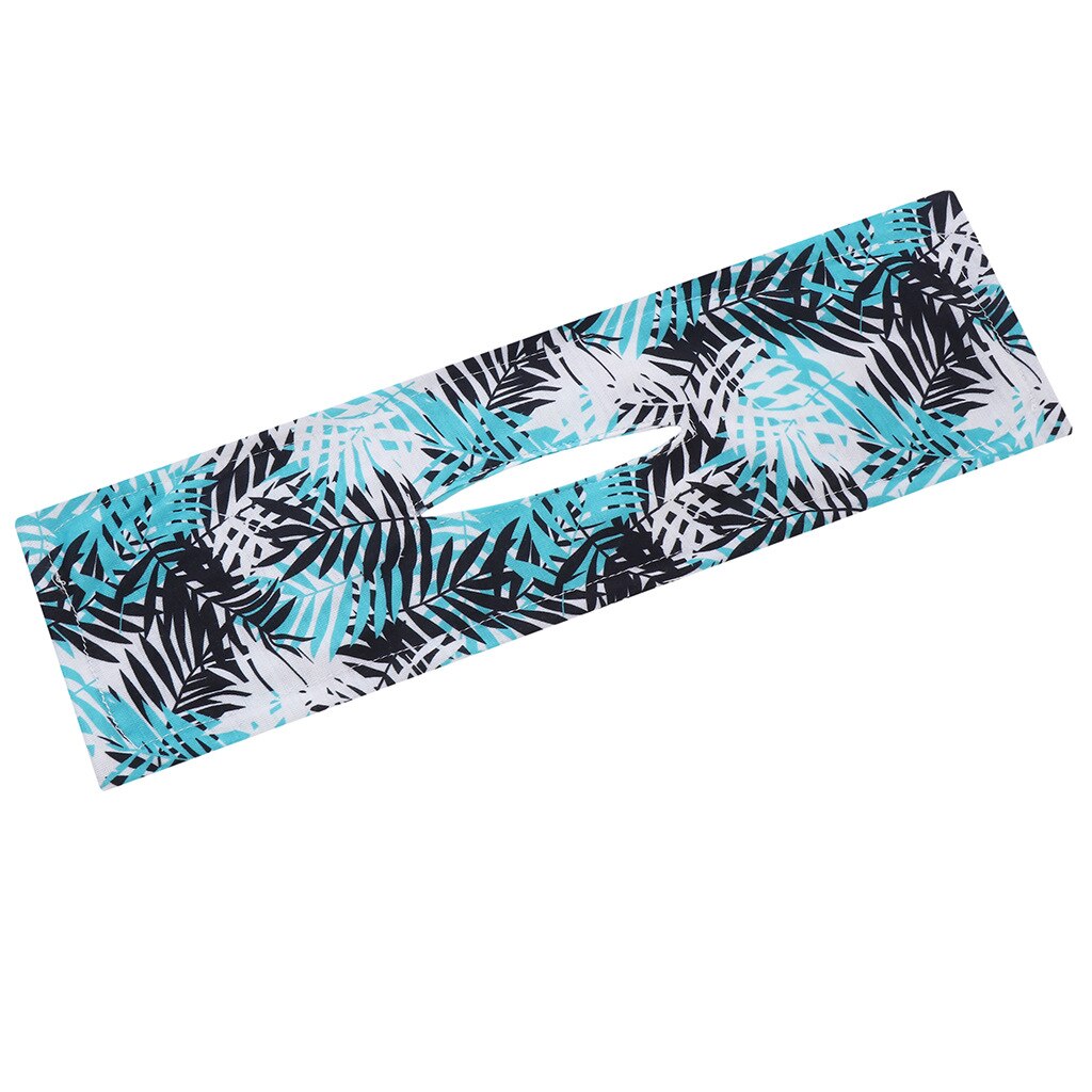 Zręczne kok moda opaska robić jogi kobiety lato wiązane drutu opaski robić włosów druku spinka robić włosów plecionka ekspres robić łatwy w użyciu DIY robić włosów spinka robić włosów: niebieski