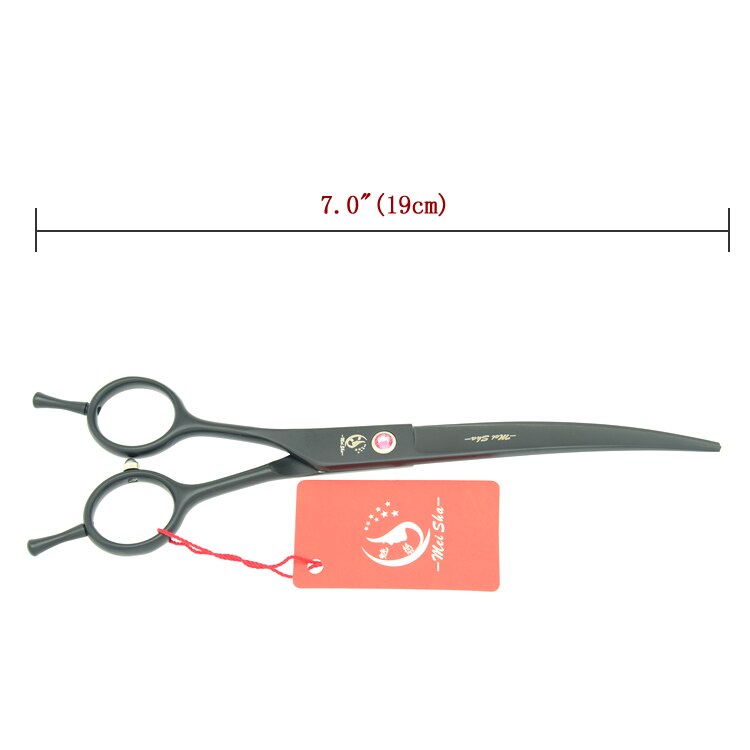7.0 Inch Left Hand Pet Scissors for Dog Grooming Left-Hand Straight&amp;Thinning&amp;Curved Shears With Comb Forceps B0057A