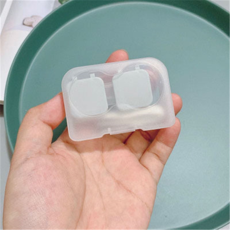 1PCS Contact Lens Box Holder Portable Small Lovely Eyewear Bag Container Contact Lenses Soak Storage Case Travel Kit Women