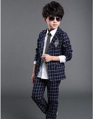 Costumes formels pour garçons | de mariage, Style anglais, 6-14T, Plaid pour enfants, fête formelle pour garçons, ,: as picture1 / 14T