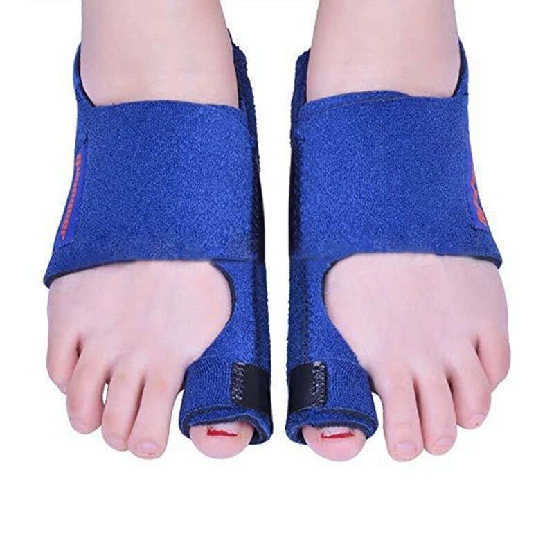 2 Pcs Bunion Corrector Spalk Toe Straightener Brace Hallux Valgus Pain Relief Voetverzorging Hallux Valgus Corrector Orthopedische Tool: Deep Blue