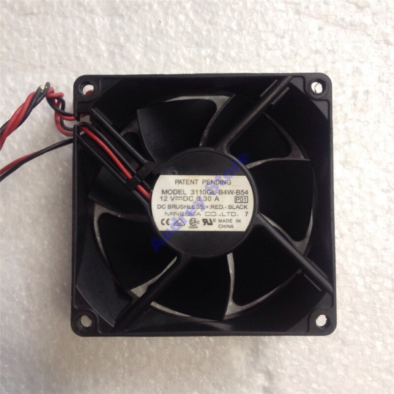 Nmb 8 Cm 8025 12 V 0.3A 3110GL-B4W-B54 Dubbele Kogellager Fan 3000 Rpm 35.3CFM Air Blower