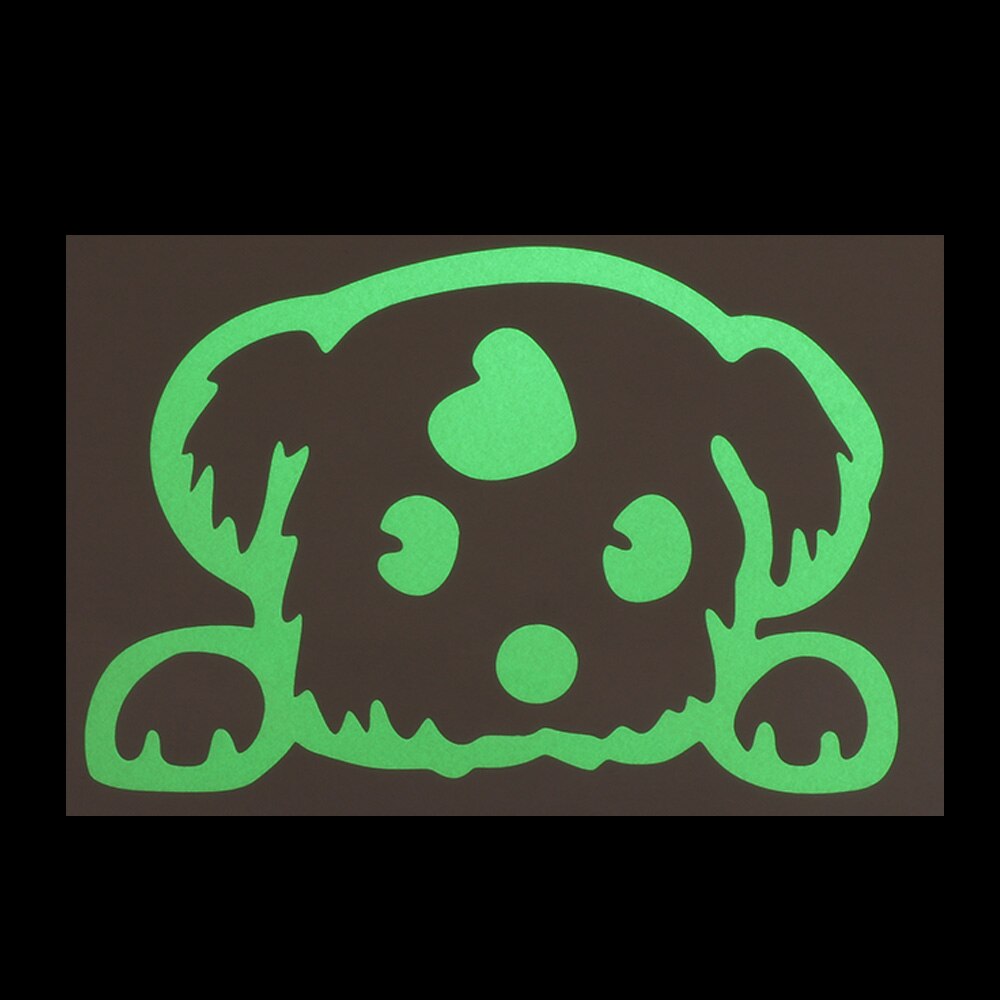 1Pc Cartoons Schakelaar Sticker Leuke Koeien Katten En Honden Fluorescerend Papier Lichtgevende Sticker Kinderkamer Woondecoratie