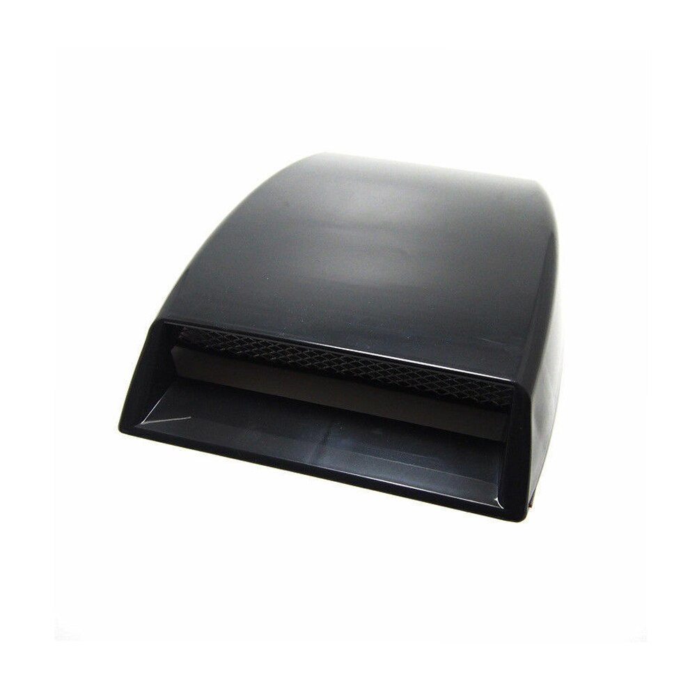 Universal Black Abs Plastic Auto Air Flow Intake Scoop Bonnet Hood Cover Hood Scoop Vent Bonnet Cover Universal