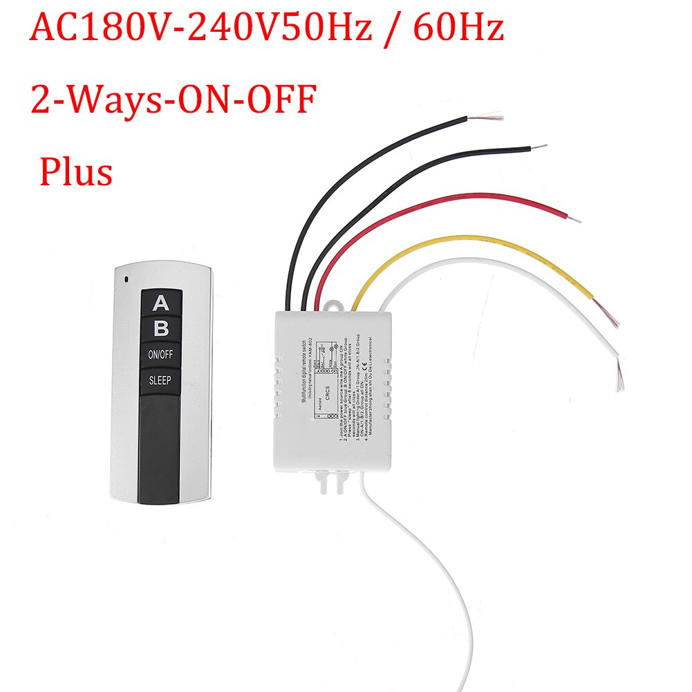 4 Poorten Draadloze Afstandsbediening Digitale Afstandsbediening Schakelaar Lightswitch: 2 way