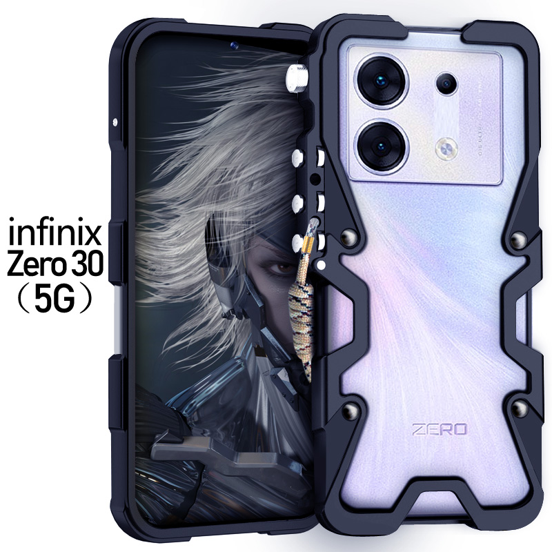 Carcasă metalică pentru infinix  gt 20 gt10 pro, cadru metalic din aluminiu, rezistentă la șocuri, pentru infinix note 30 40 pro zero 30: Verde roz