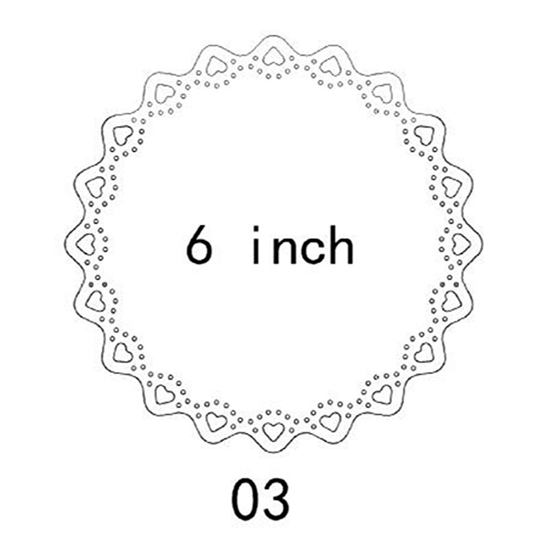 6 inch Fancy border punch DIY hand book making tool Card large embossers punching Lace embossing device Children Art supplies: KM-8710-03