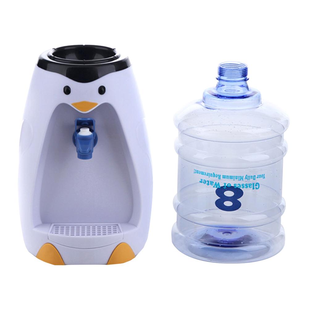 2.5 liter pingvin elefant mini vand dispenser 8 glas vand uden varme dispenser drikke tegnefilm drikkevare kopper