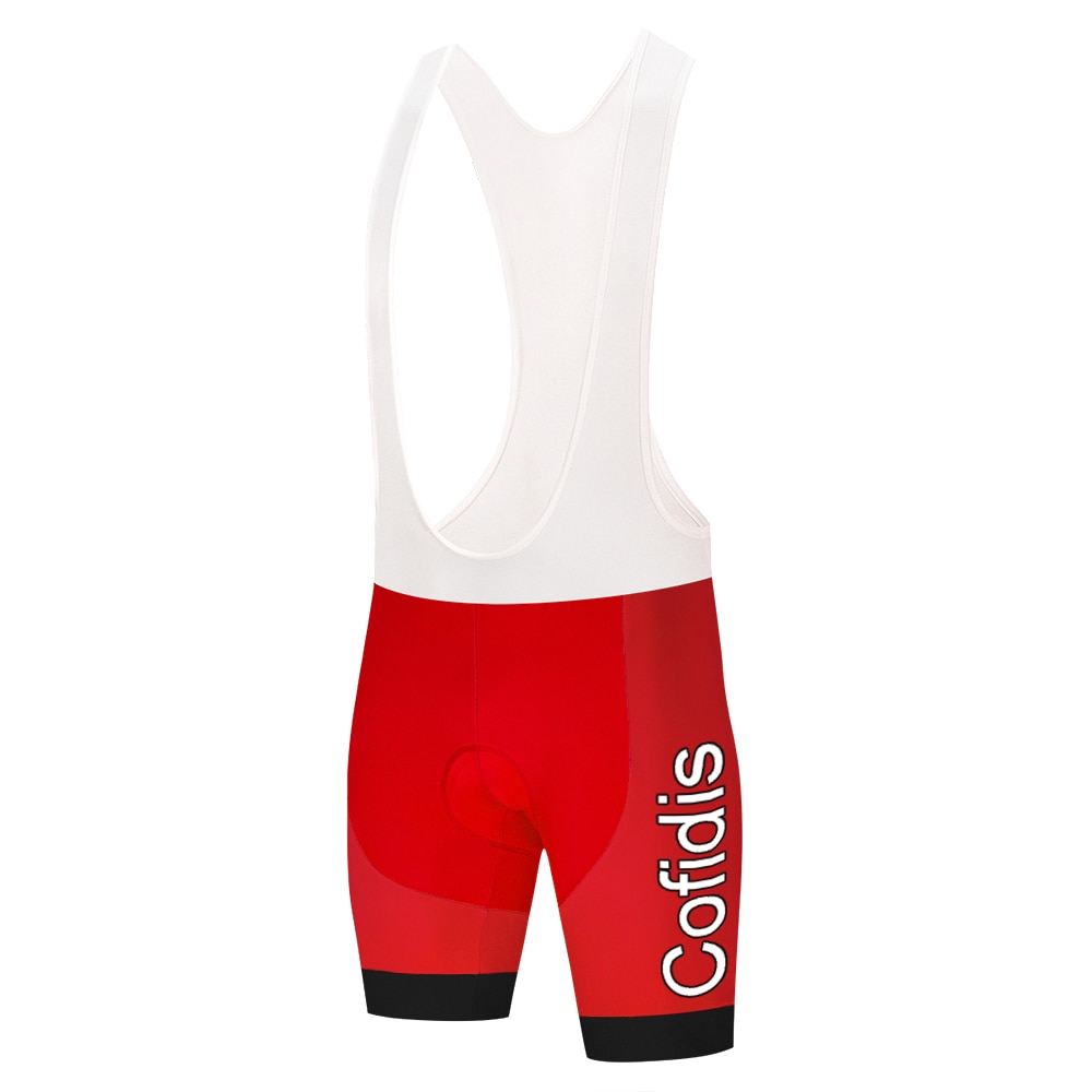 Team cofidis cykelshorts herr cykelbyxshorts snabbtorkande vadderad cullotte ciclismo hombre 20d gel pad