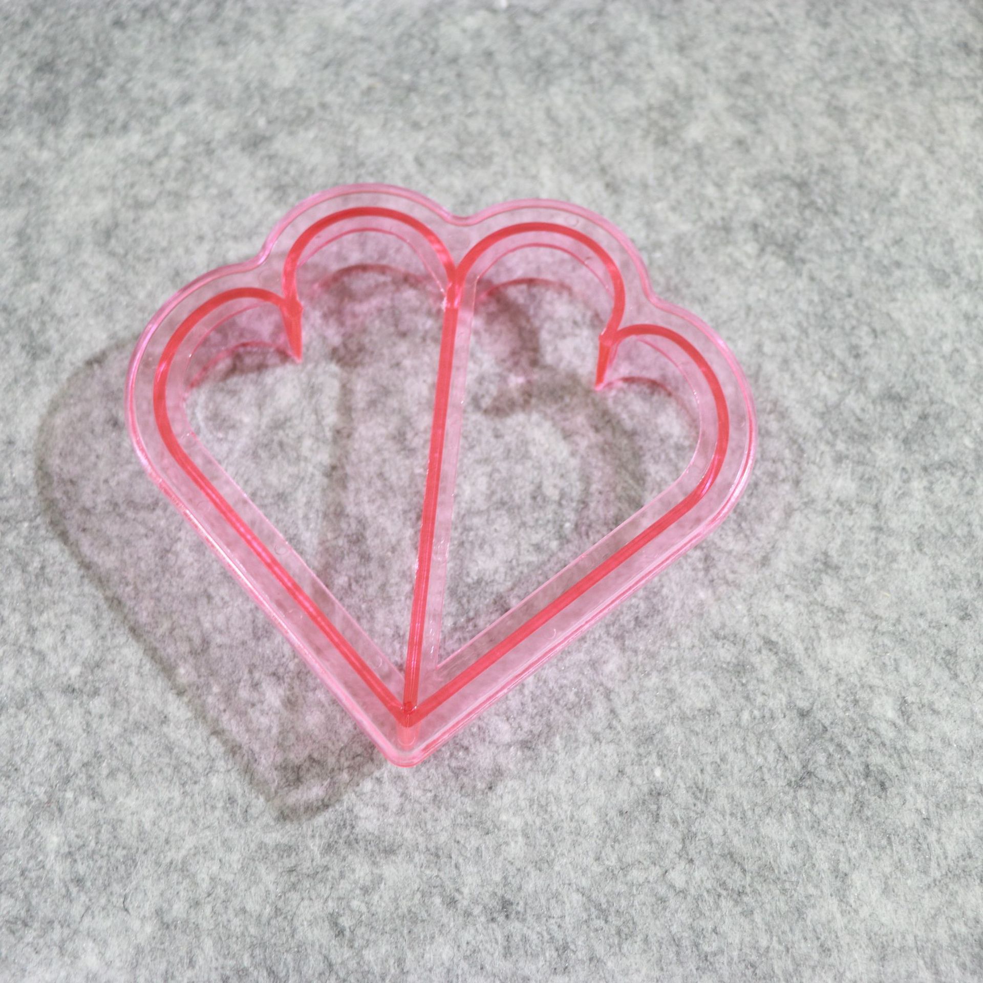 Molde cortador de sándwich para niños, cortador de galletas, tostadas, prensas de pan para hornear, fiambrera, DIY, forma bonita: Love 30g