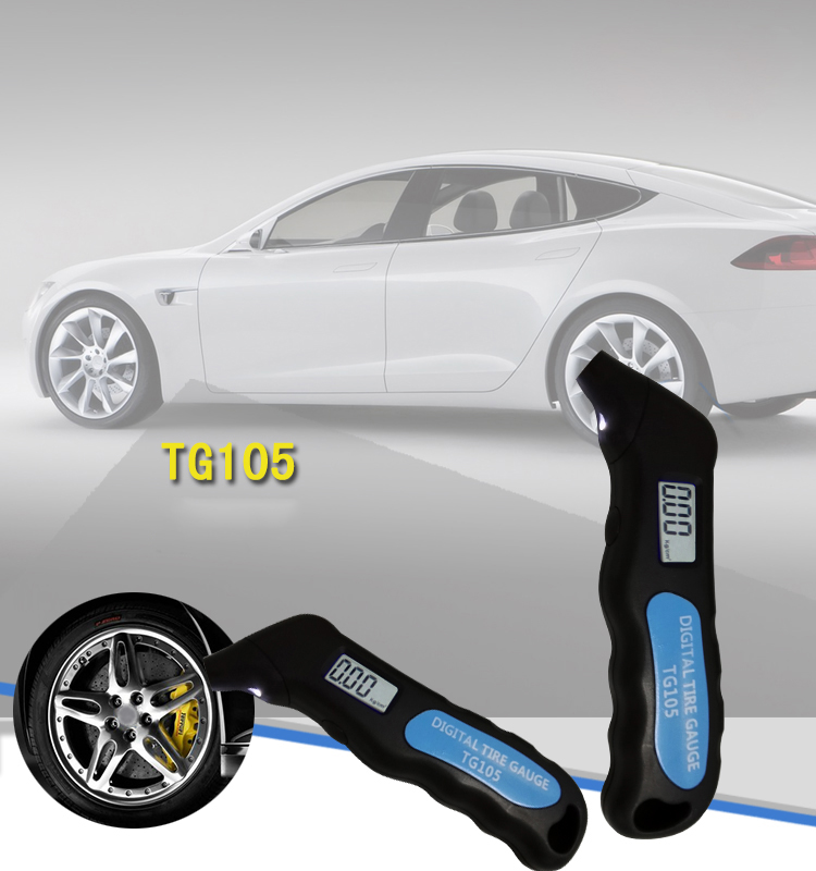 Digital Auto Car Truck Air Tire Pressure Gauge Tester LCD Screen Manometer Barometers Meter for Motorcycle Automobile