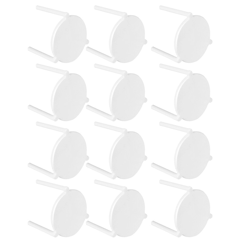 200pcs Plastic Pizza Tripod Pizza Saver Stand White Tripod Stack: Default Title