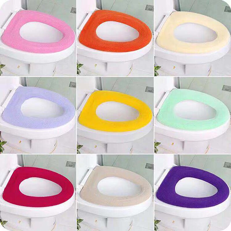 Badkamer Accessoires Set Toilet Seat Cover Mat Warme Zachte Toilet Seat Deksel Pad Badkamer Closestool Protector