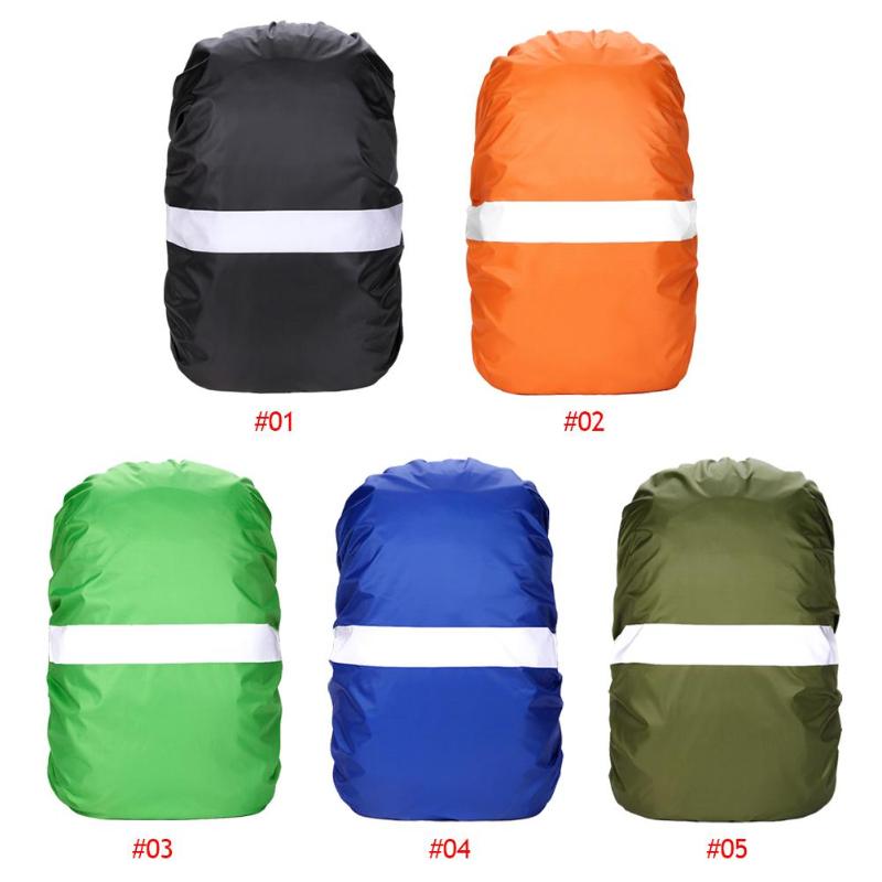 Impermeable ajustable mochila resistente al polvo bolsa de cubierta de lluvia de polvo