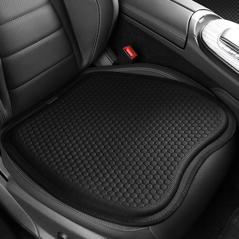 One-piece Gel Seat Cushion Cool Cloth, 3D Soft Gel Suitable for Home, Office, Car Cool, Breathable Cushion: black