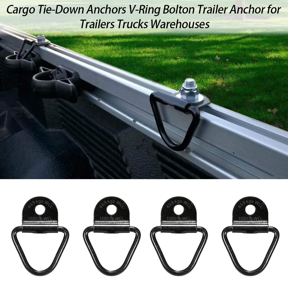 Cargo Tie-Down Anchors V-Ring Bolton Trailer Anchor for Trailers Trucks Warehouses