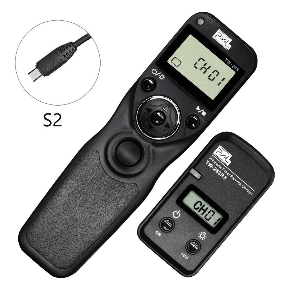 Pixel TW-283 S2 Wireless Timer Remote Contro shutter remote control For Sony A900 A850 A700 A580 A77 A65 A57 A55 A37 A35 A33 A58