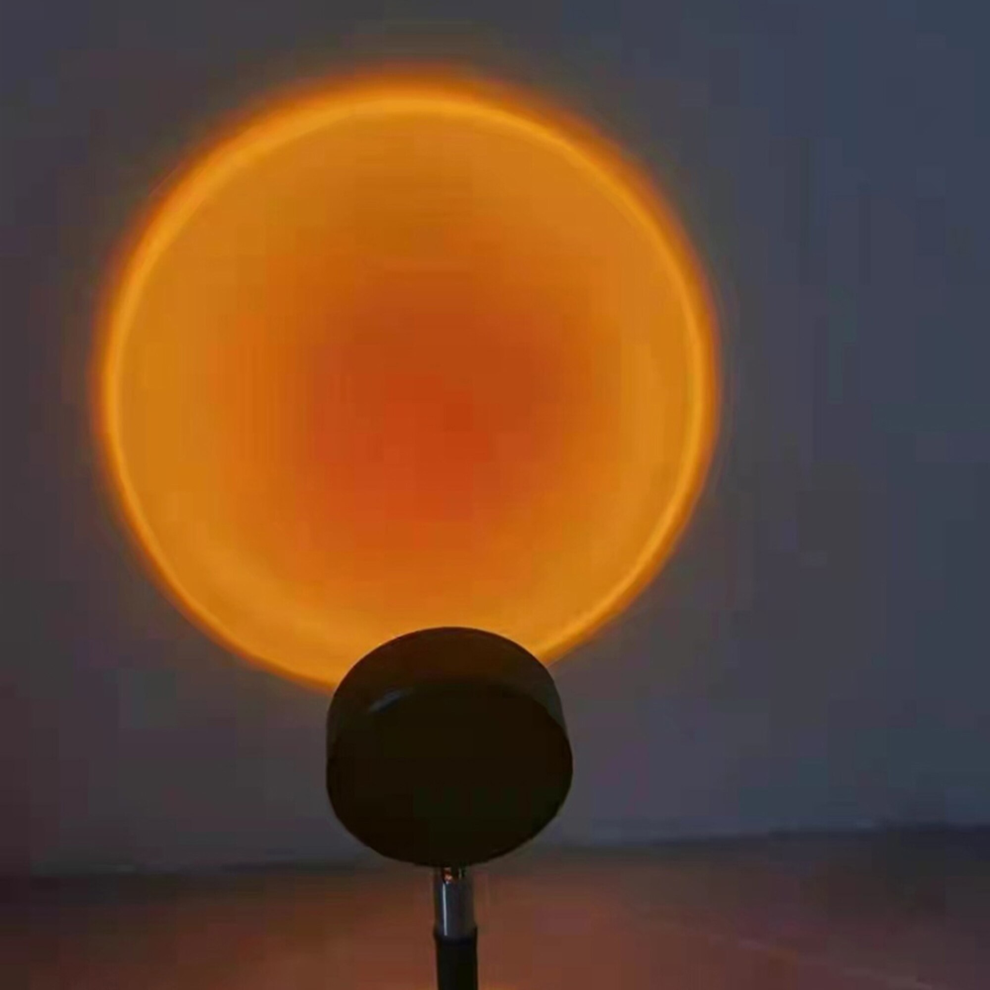 Night Light Projector Led Lamp 90 Degree Rotation Rainbow Projection Lamp,Romantic Led Light Sunset Night Light Home Party decor: sunset glow