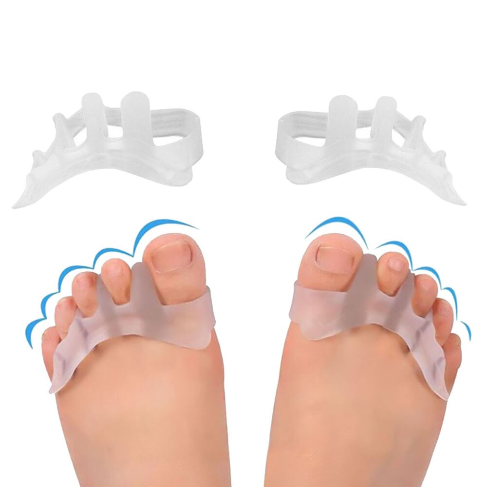 Demine-férula ortopédica Hallux Valgus para juanetes, para separador, todo el hueso grande del dedo del pie, pie ortopédico, almohadillas para insertar en el tubo del dedo del pie, cojín para zapatos