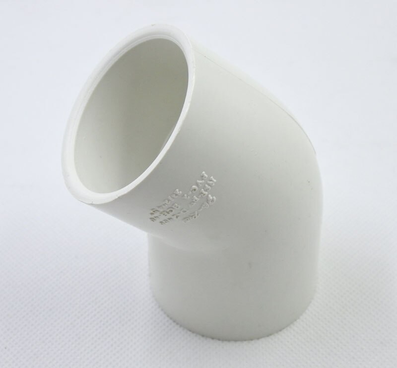 1.5"/2"PVC Pipe 45 Degree Equal Elbow Fitting Connector Spa fitting interface