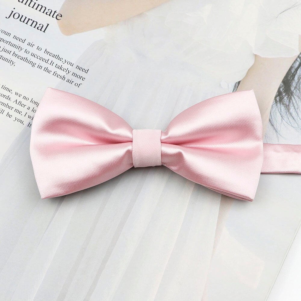 Heren polyester vlinderdas effen kleur vlinder strik bruiloft feest zakelijk verstelbare vlinderdas rood blauw: 7