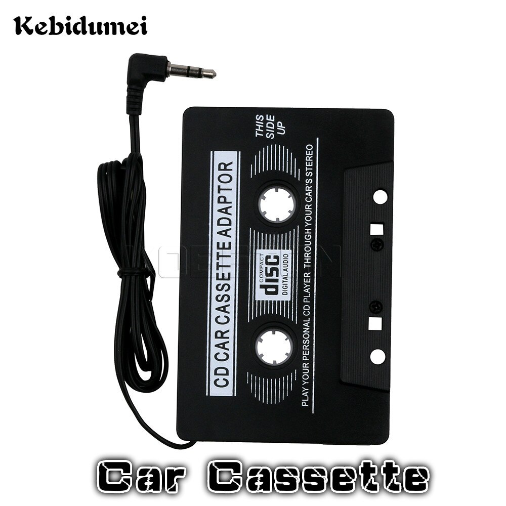 Kebidumei Aux Adapter Auto Cassette Cassette Mp3 Speler Converter 3.5 Mm Jack Plug Voor Ipod Iphone MP3 Aux Kabel cd Speler