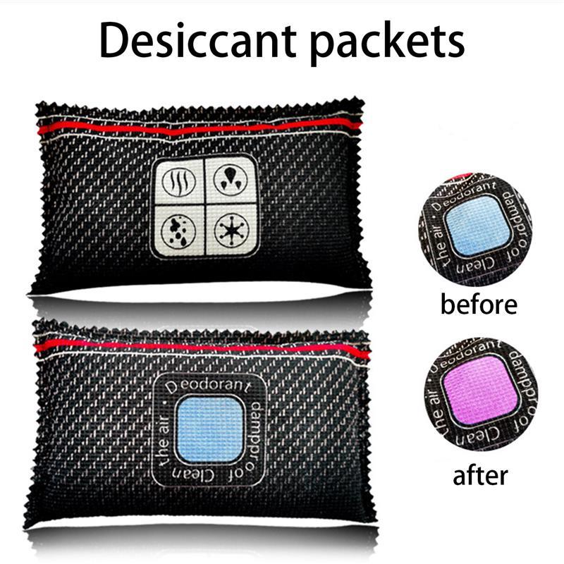 Reusable Car Interior Desiccant Durable Non-Toxic Silicone Desiccant Car Dehumidifier Moisture Damp Absorber Dehumidifiers