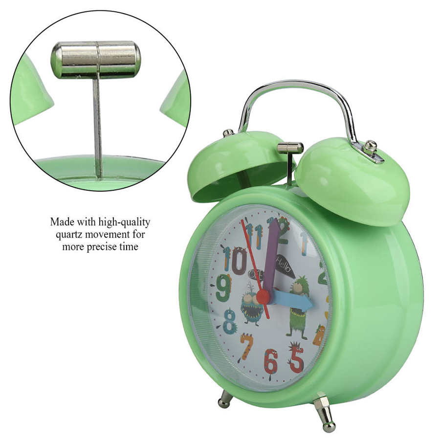 Child Alarm Clock Ringing Bell Night Luminous Alarm Clock Electronic Clock Alarm Clock