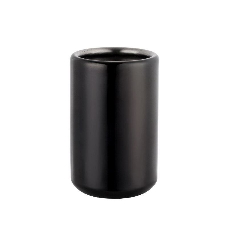 1/2 Stuks Rvs Fruit Vork Opslag Cup Dessert Snack Vork Buis Cup Kids Penhouder Opslag Cilinder thuis Party Gebruiksvoorwerp: black / 2pcs