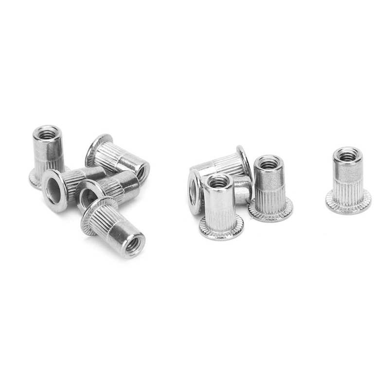 self tapping inserts thread repair insert kit set Stainless Steel Rivet Nut Ribbing M3 Fastener Hardware Industrial
