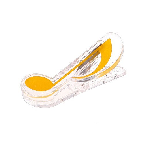 Libro de música de Piano divertido, hoja de papel, soporte de nota Musical de plástico, carpeta para Piano, guitarra, violín, Clips de notación Musical, 1 ud.: Yellow B