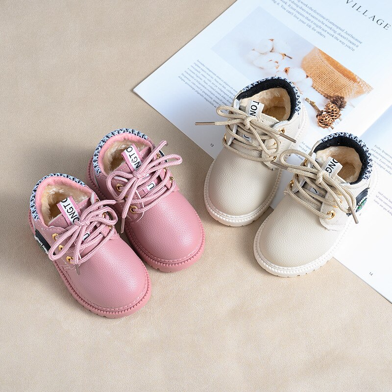 Autumn and Winter Children's Shoes Sleek Minimalist Boy Snow Boots Waterproof and Comfortable Baby Girl Shoes Winter