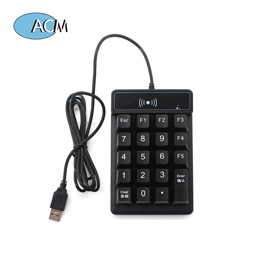 Android Usb Ic Reader 13.56Mhz Smart Card Reader Nfc Toetsenbord Rfid Reader