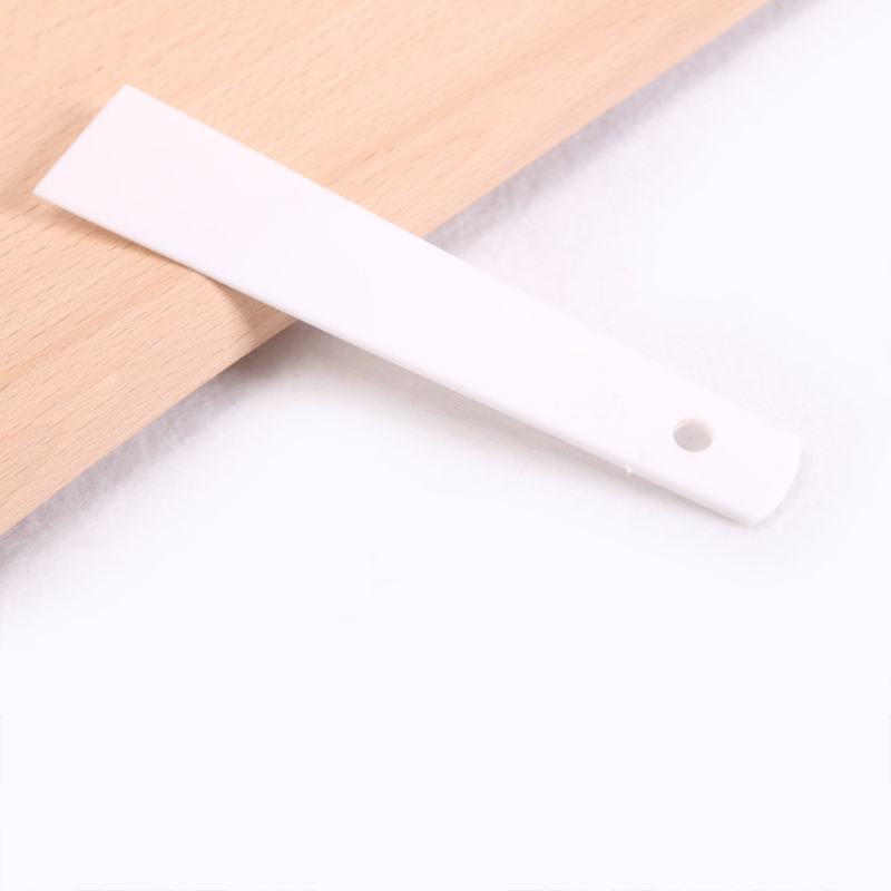1pc White Plastic Leather Scraper Gluing Gumming Board DIY Handmade Sewing Leather Tool Apply Glue Sheet Leather Accessories